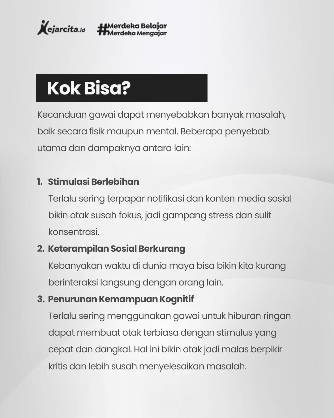 Hati-hati Brain Rot! Lemah Otak Akibat Kecanduan Gawai