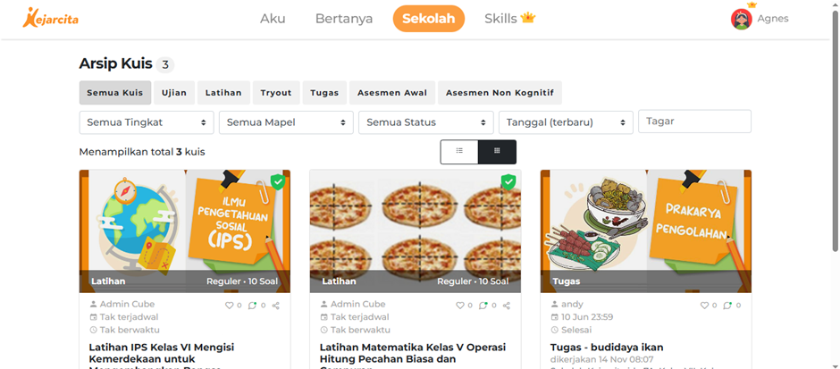 Persiapan Test TKA Online Lebih Mudah dengan Paket Belajar dari kejarcita