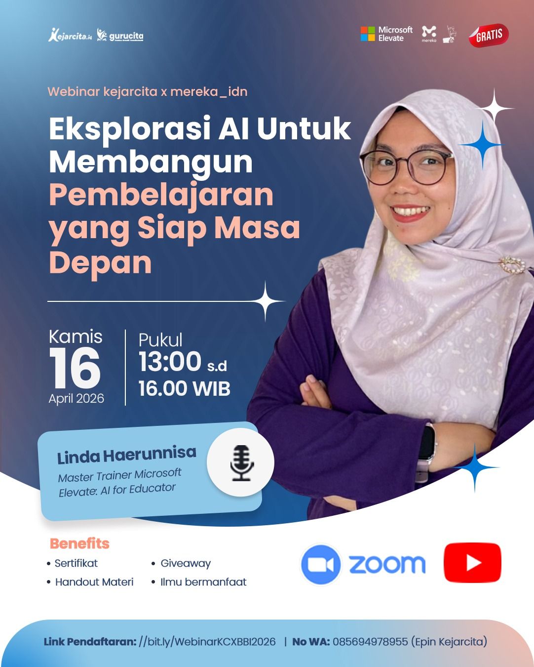 Webinar kejarcita x mereka_idn - Eksplorasi AI untuk Membangun Pembelajaran yang Siap Masa Depan