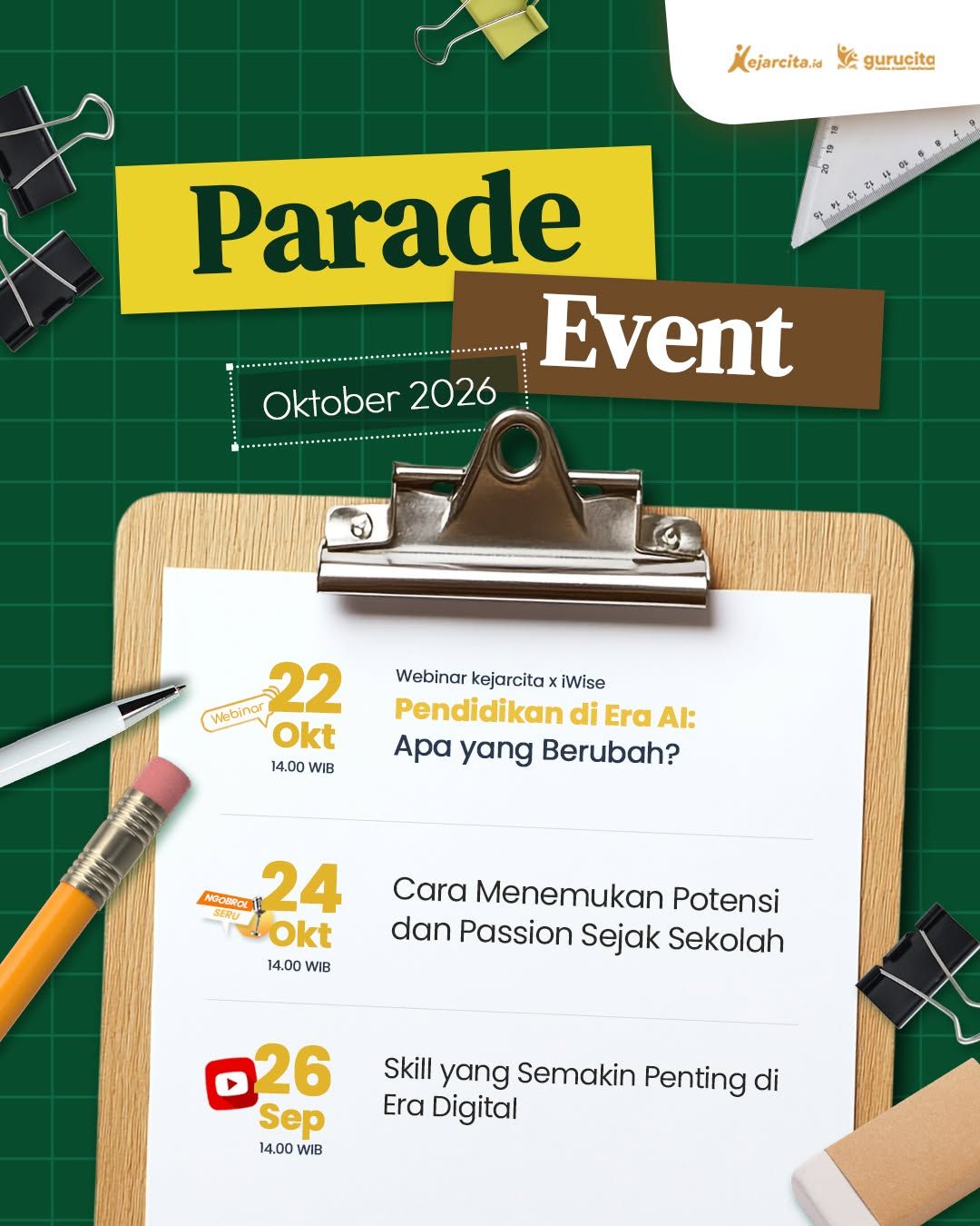 PARADE EVENT OKTOBER 2026