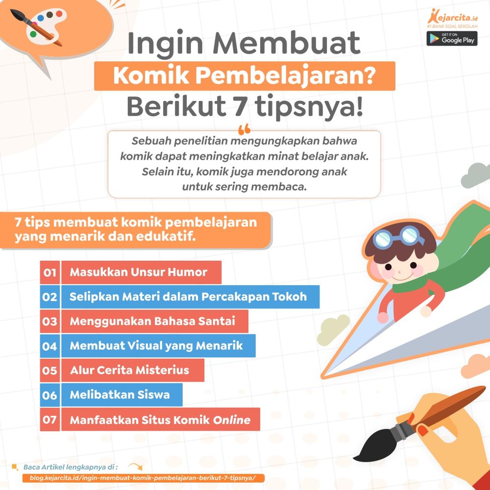 Ingin Membuat Komik Pembelajaran Berikut 7 Tipsnya