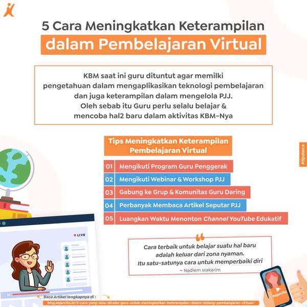 5 Cara Meningkatkan Keterampilan Pembelajaran Virtual